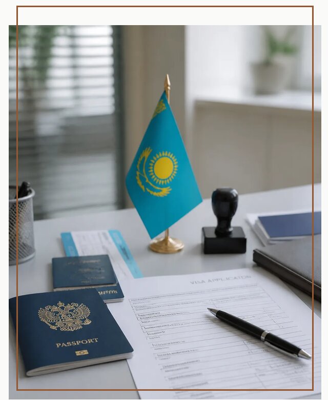 Оформление визы в Казахстан для поездки и работы в Клине
